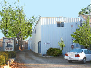 The entrance to Exeter Storage Depot